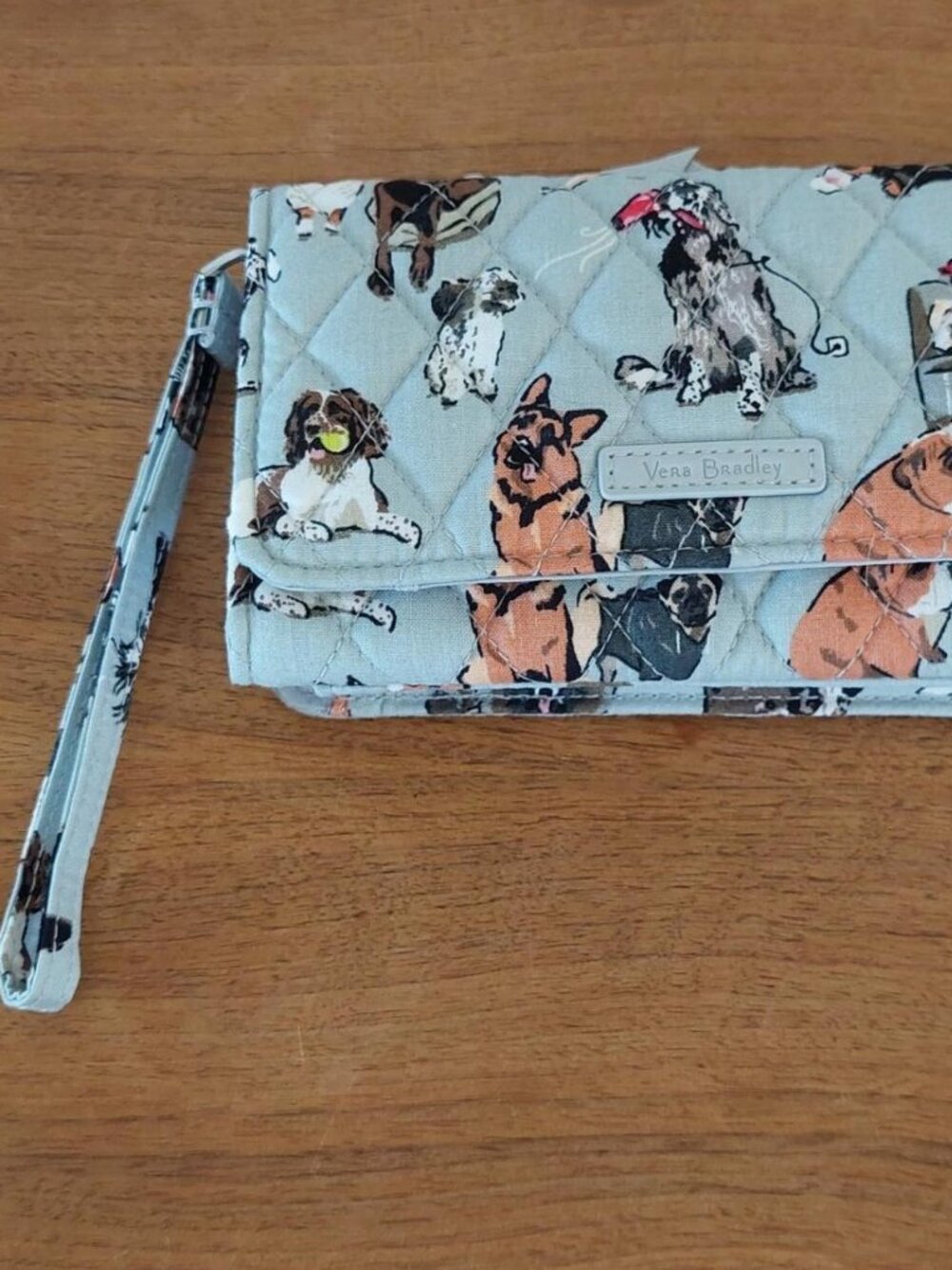 Vera Bradley do show best in show gray pet wallet
